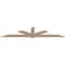 Ekena Millwork Kennewick Smooth Timber Gable Bracket, Douglas Fir, 108"W x 22"H x 1 1/2"D x 5 1/2"F, 5/12 Pitch GBW108X22X0206KEN00SDF - alternate 2